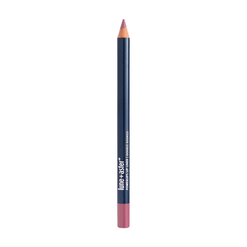 LuneAster Lip Liner  Creamy Nude Lip Pencil Satin Finish Includes Sharpener  Double Booked